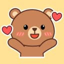Oh My Bear Cute Stickers icon