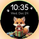 Cute Fox Watch Face: Joy's Day icon