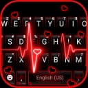 Neon Red Heartbeat Theme icon