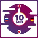 10 Minute Language, Easy Learn icon