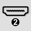 Go to HDMI2 input icon