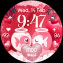 Cute Valentine's Day - Watch icon