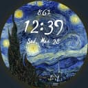 Starry Night Depth Watch Face icon