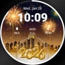 Happy New Year 2026 Watch Face icon