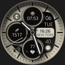 Modern Beige Analog Watch Face icon