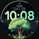 Tree Steps digital watch face icon