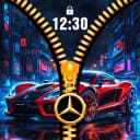 Zipper Lock Screen, Wallpapers icon