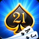Blackjack 21: casino card game icon