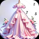 Princess Dress Coloring Game icon