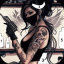 Tattoo Coloring games icon