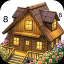 Cabin & House Paint by Numbers icon