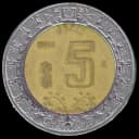 5 Pesos Mexicanos icon
