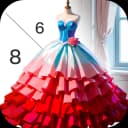 Gown Dress Paint by Numbers icon