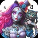 Dark Fairytale Color by Number icon