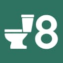 Toilet 8 icon