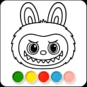 Labubu Coloring Games for Kids icon